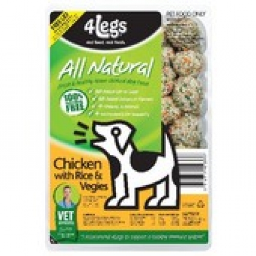 4 Legs Chicken & Rice with Vegies Dog Food 900g