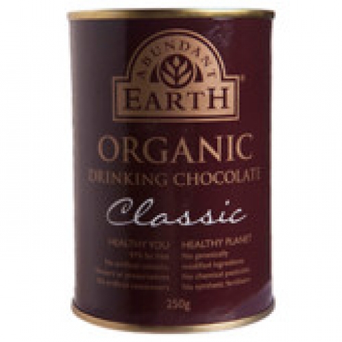 Abundant Earth Organic Hot Chocolate Powder 250g