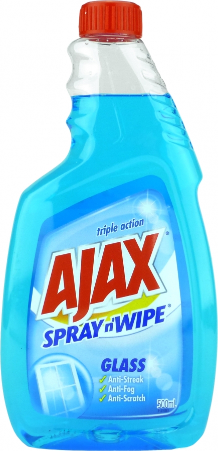Ajax Triple Action Glass Cleaner Refill 500mL