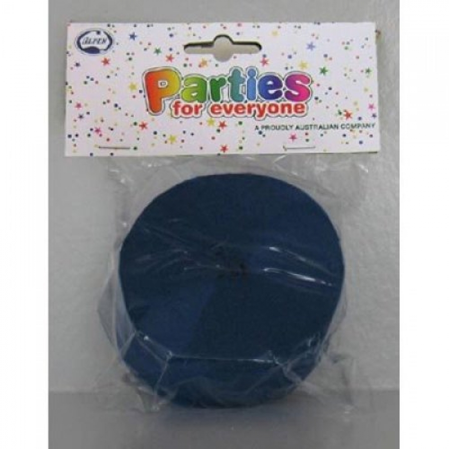 Alpen Blue Crepe Streamer