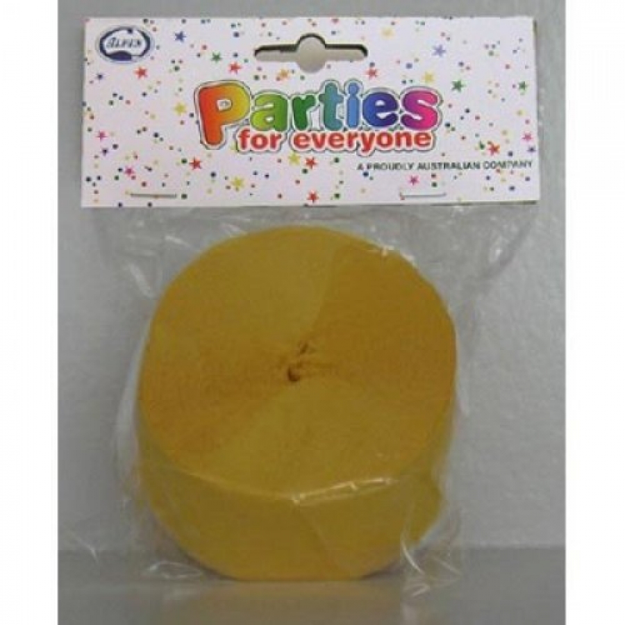 Alpen Gold Crepe Streamer