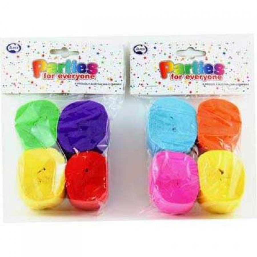 Alpen Mixed Crepe Streamer 4 pack