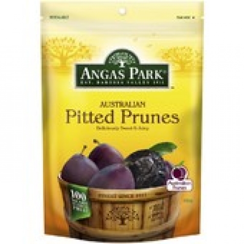 Angas Park Dried Pitted Prunes Resealable Pack 500g