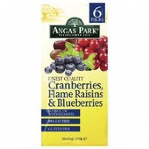 Angas Park Mixed Berry Snack Packs 6 pack 210g