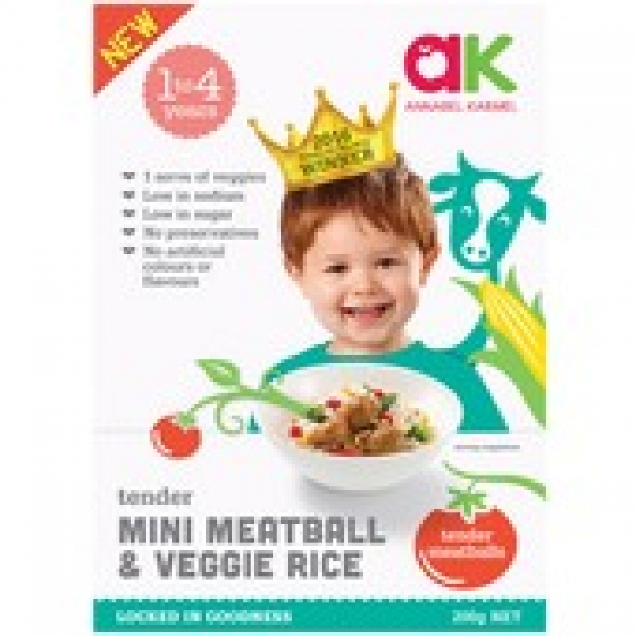 Annabel Karmel Mini Meatballs W Veg Rice 200g