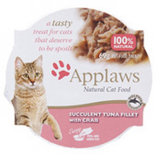 Applaws Succulent Tuna Fillet with Crab Pot Cat Food 60g