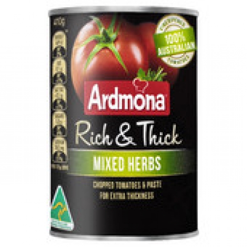 Ardmona Rich & Thick Tomatoes With Herbs 410g