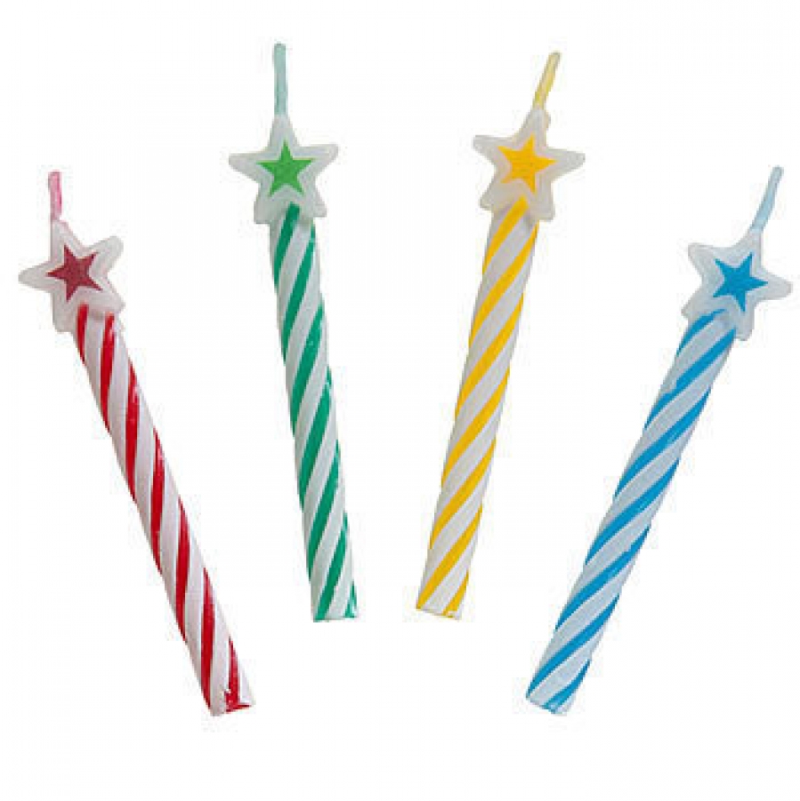 Artwrap Candle 10 Pack Stars & Stripes