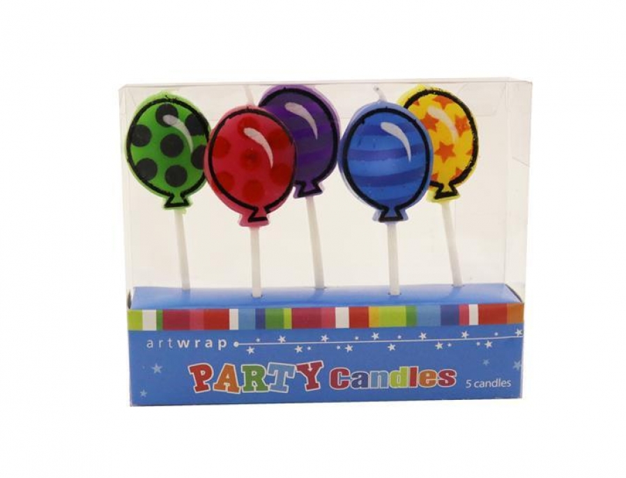 Artwrap Candle 5 Pack Balloon