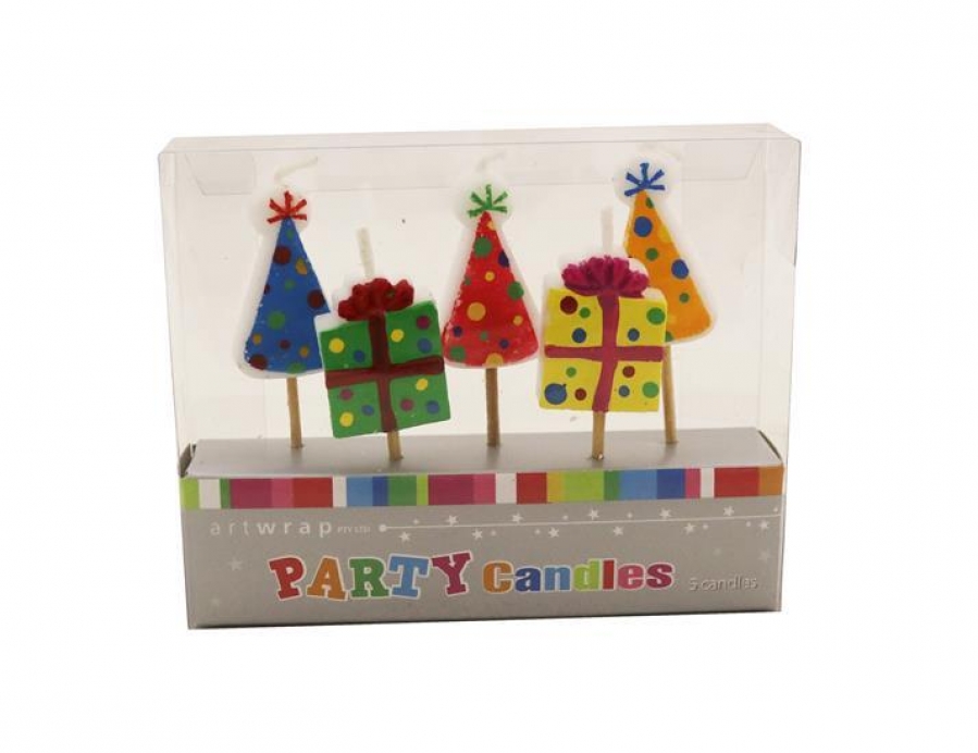 Artwrap Candle 5 Pack Party