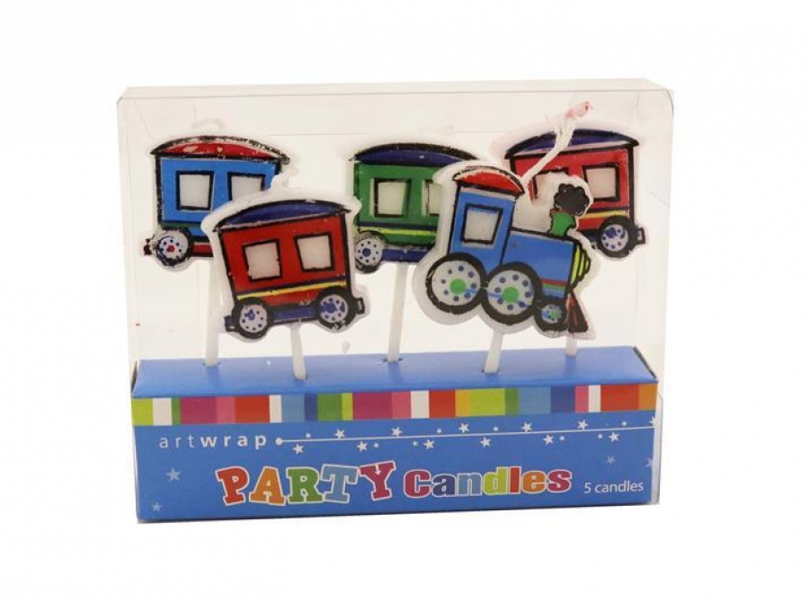 Artwrap Candle 5 Pack Train