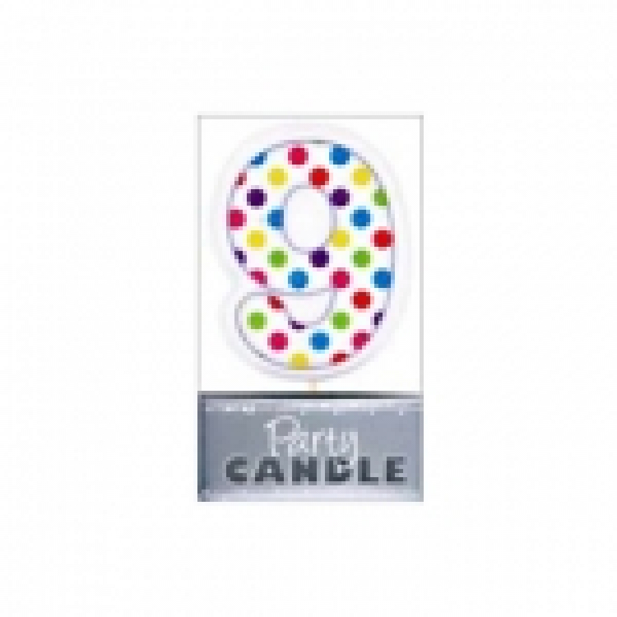 Artwrap Candle '9' Dot
