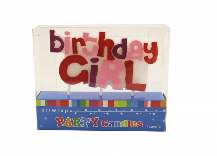 Artwrap Candle Birthday Girl