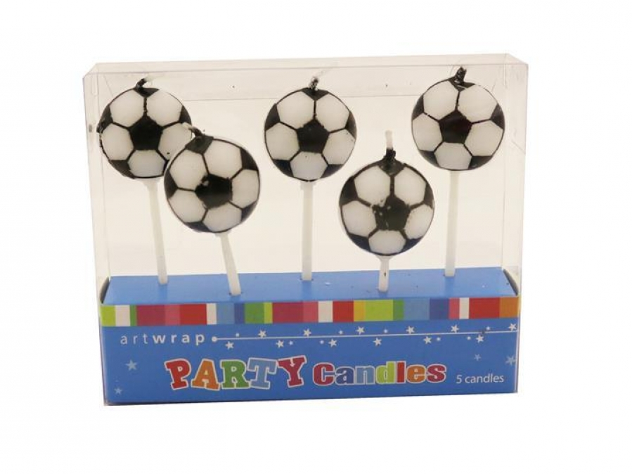 Artwrap Candle Soccer Ball 5 Pack