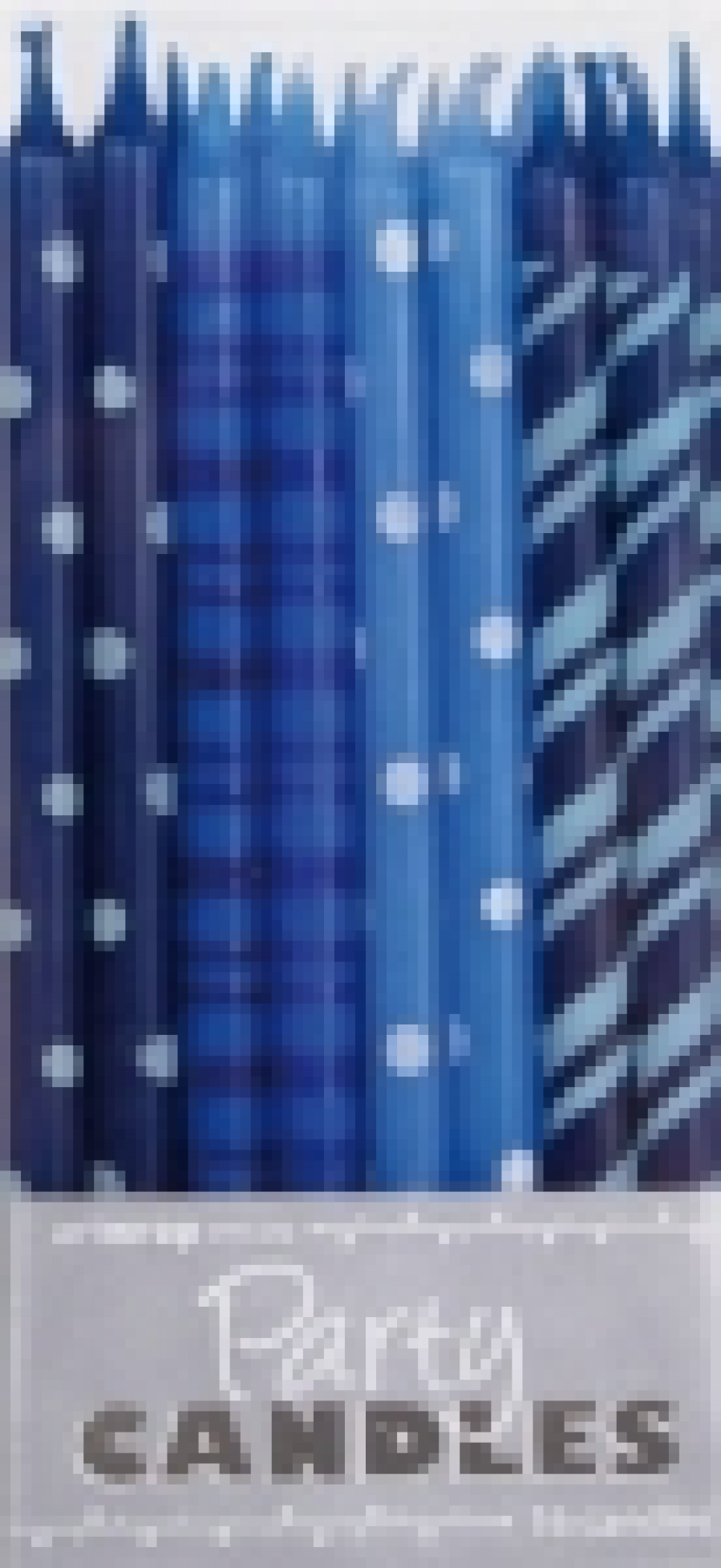 Artwrap Candle Tapered Blue