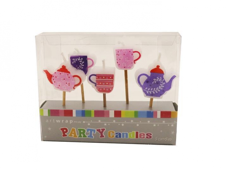Artwrap Candle Tea Party 5 Pack