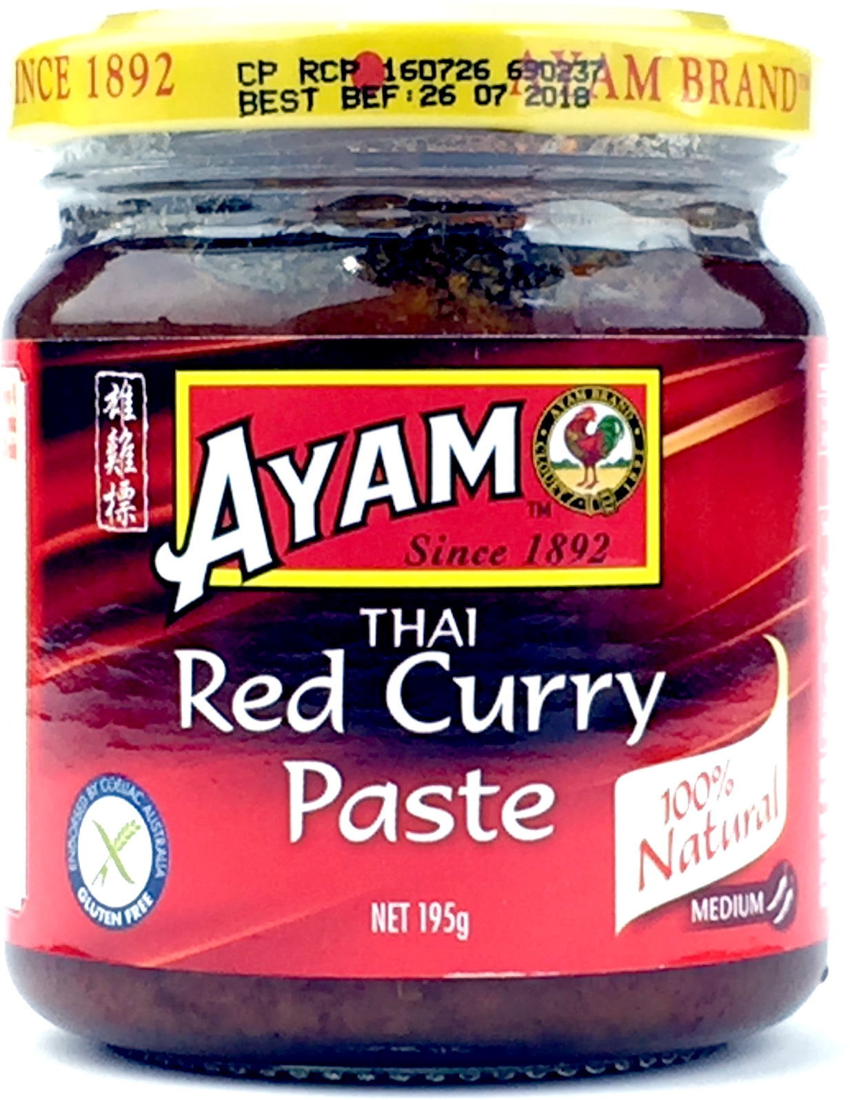 Ayam Thai Red Curry Paste 195g