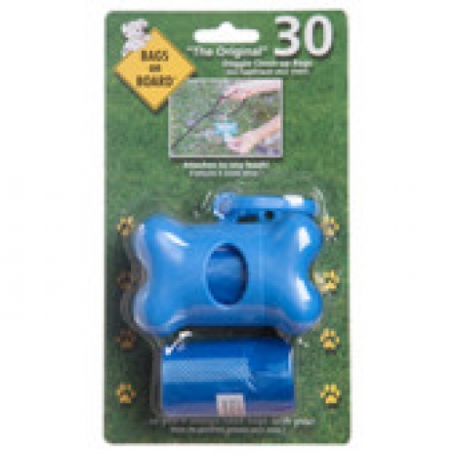 Bags On Board Dispenser Bone Shaped Assorted Colours 1 pack