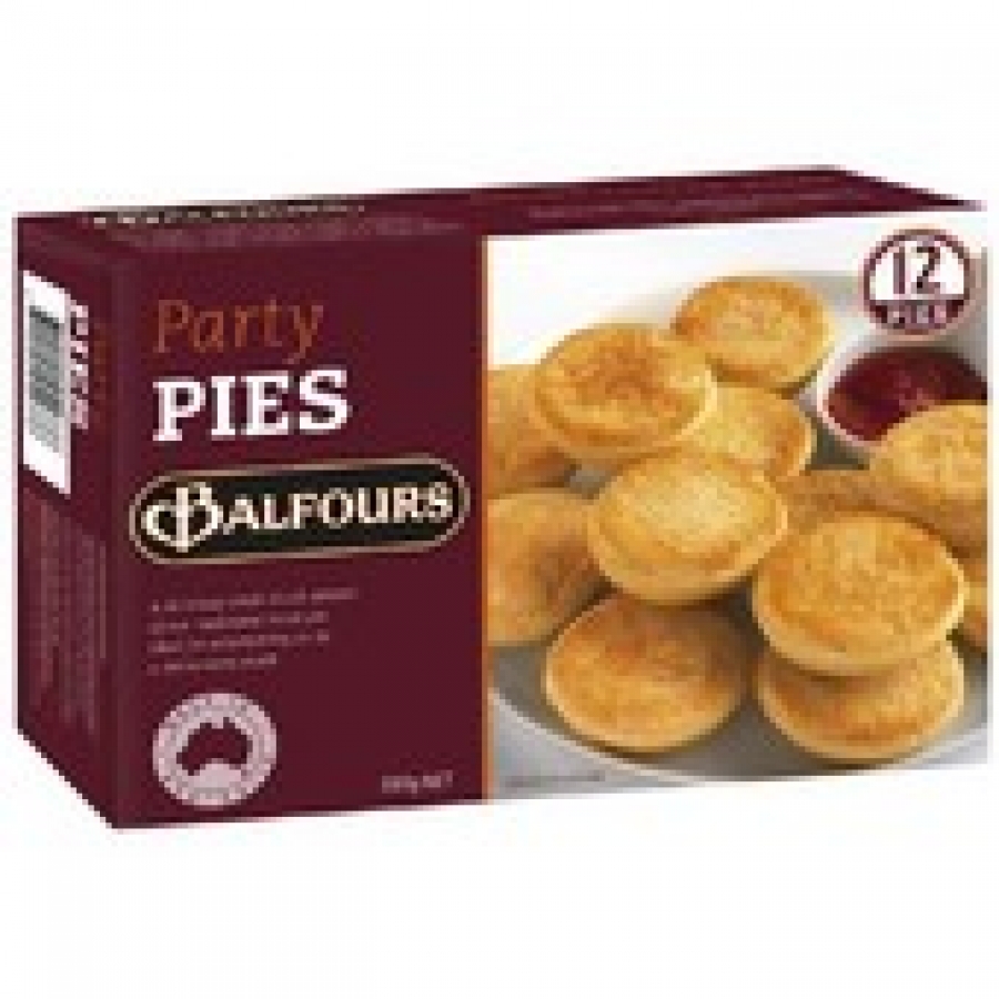 Balfours Frozen Party Pies 12 pack 600g