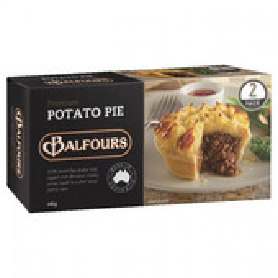 Balfours Premium Potato Frozen Pie 2 pack 440g
