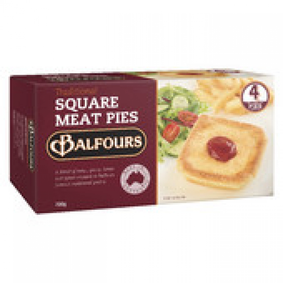 Balfours Traditional Frozen Pies 4 pack 680g