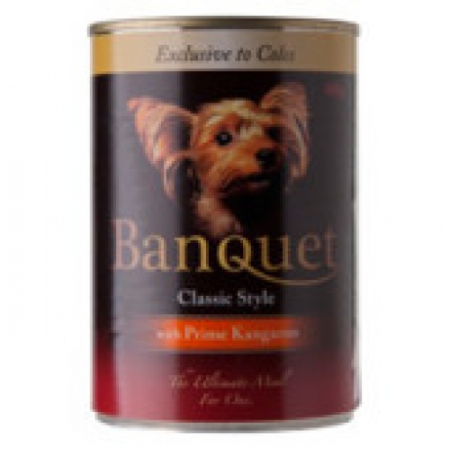 Banquet Classic Style Kangaroo Canned Dog Food 400g