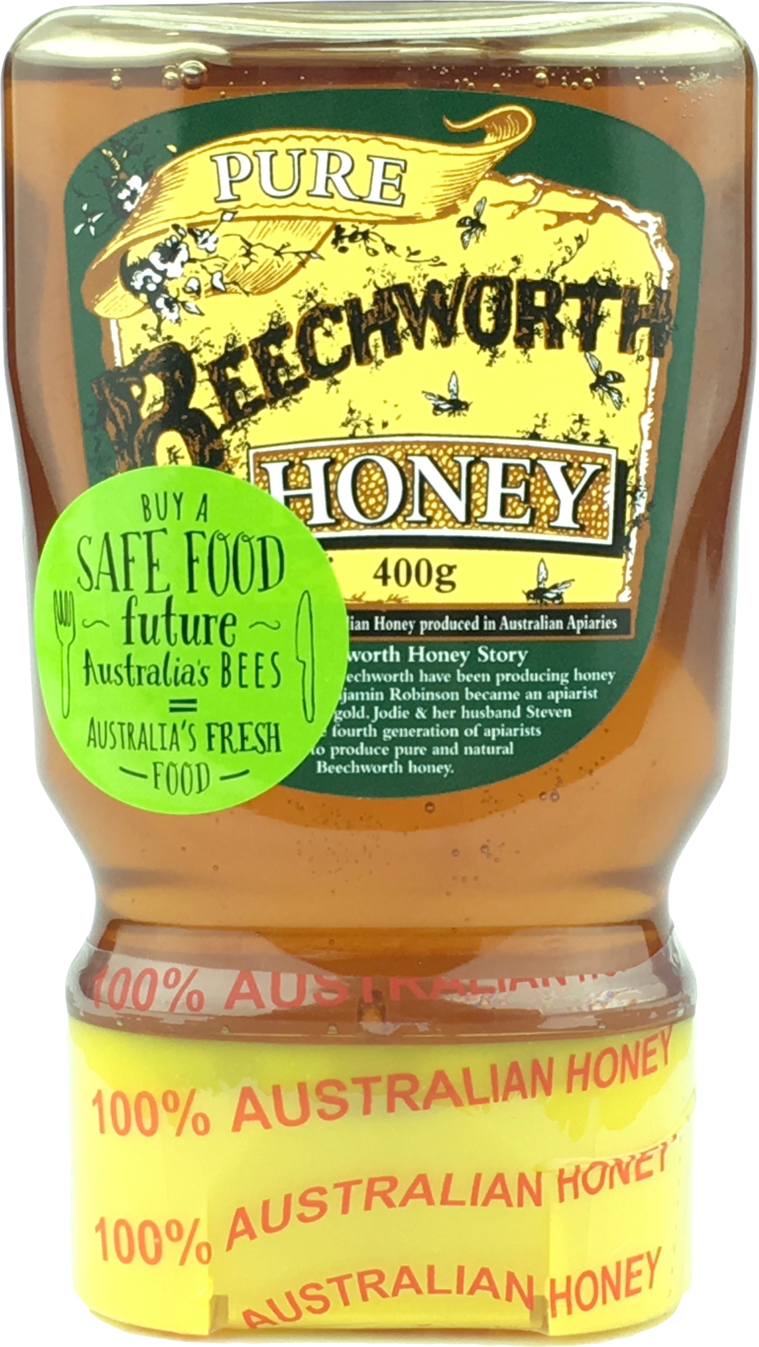 Beechworth Honey Squeeze Up Side Down 400g