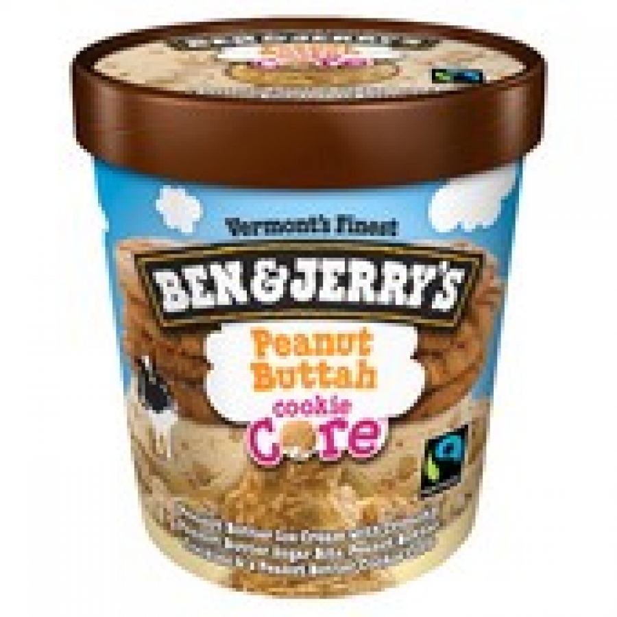 Ben & Jerry's Peanut Buttah Cookie Core Ice Cream 458mL