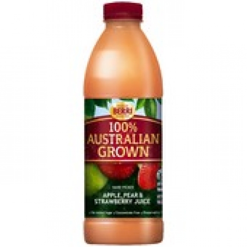 Berri Apple Pear & Strawberry Juice Australian Grown No Added Sugar Chilled 1L