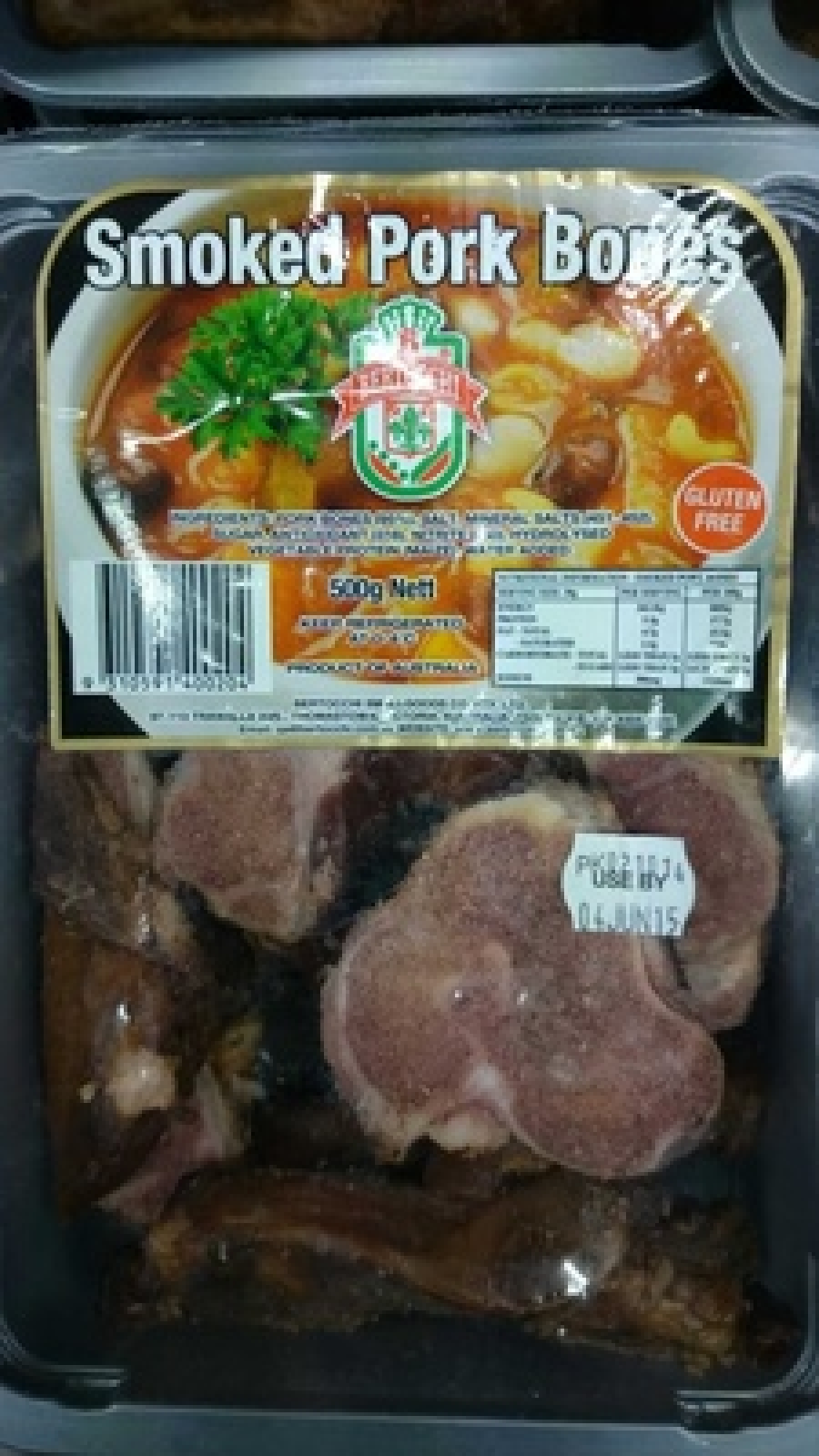Bertocchi Smoked Pork Bones 500g