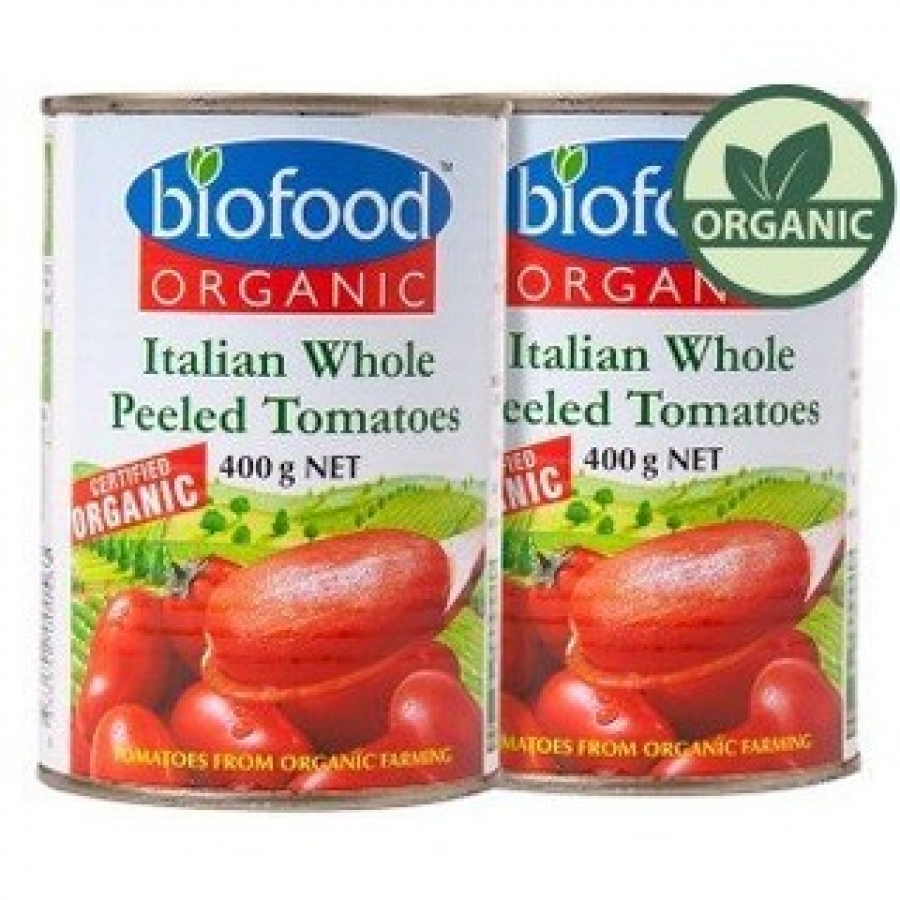 Biofood Organic Whole Tomatoes 400g