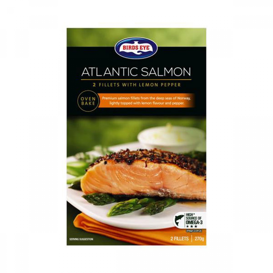 Birds Eye Atlantic Salmon Lemon Pepper 270g