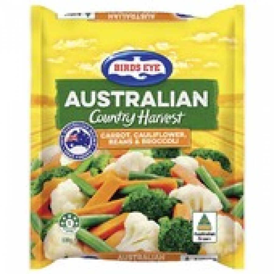 Birds Eye Country Harvest Frozen Carrots Cauliflower Broccoli & Beans 500g