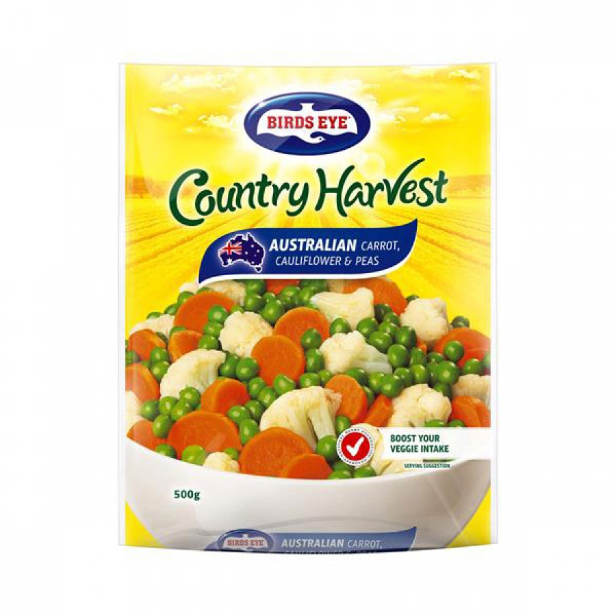 Birds Eye Country Harvest Peas Carrot & Cauliflower 500g