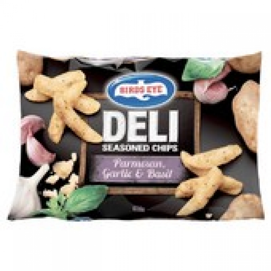 Birds Eye Deli Style Parmesan Garlic & Basil Frozen Potato Chips 600g