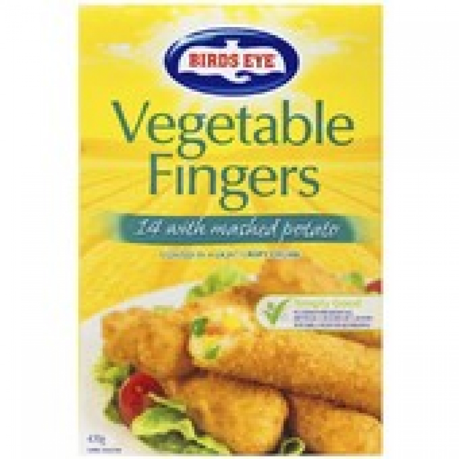 Birds Eye Frozen Vegetable Fingers 425g