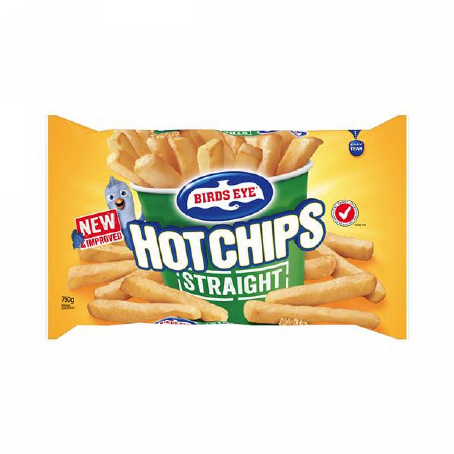 Birds Eye Hot Chips Straight 750g