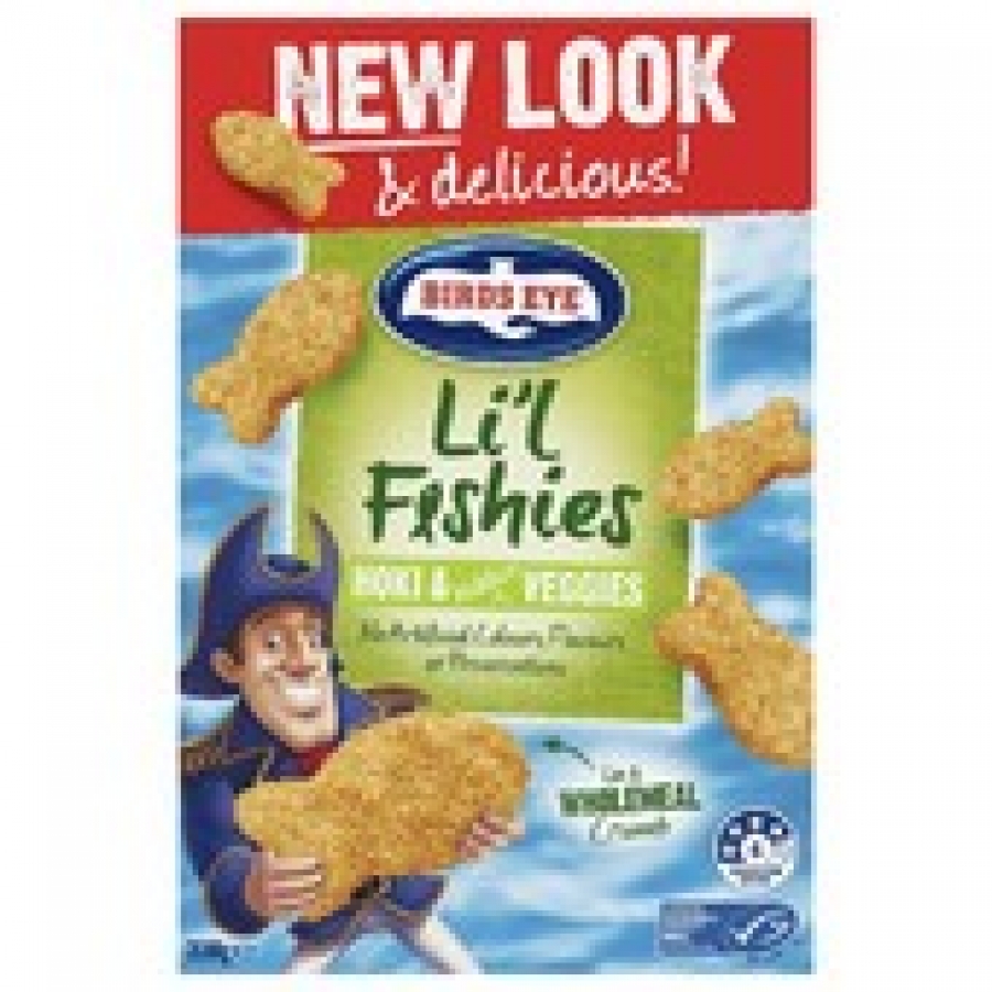 Birds Eye Lil Fishies Hoki & Veggies Frozen Fish Snacks 330g