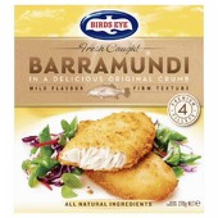 Birds Eye Oven Bake Barramundi Frozen Fish Fillets 270g