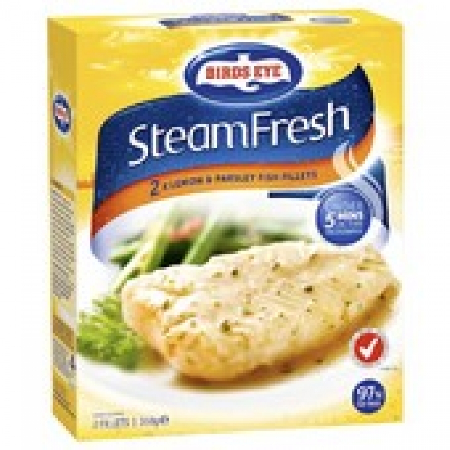 Birds Eye SteamFresh Frozen Lemon Parsley Fish Fillets 360g