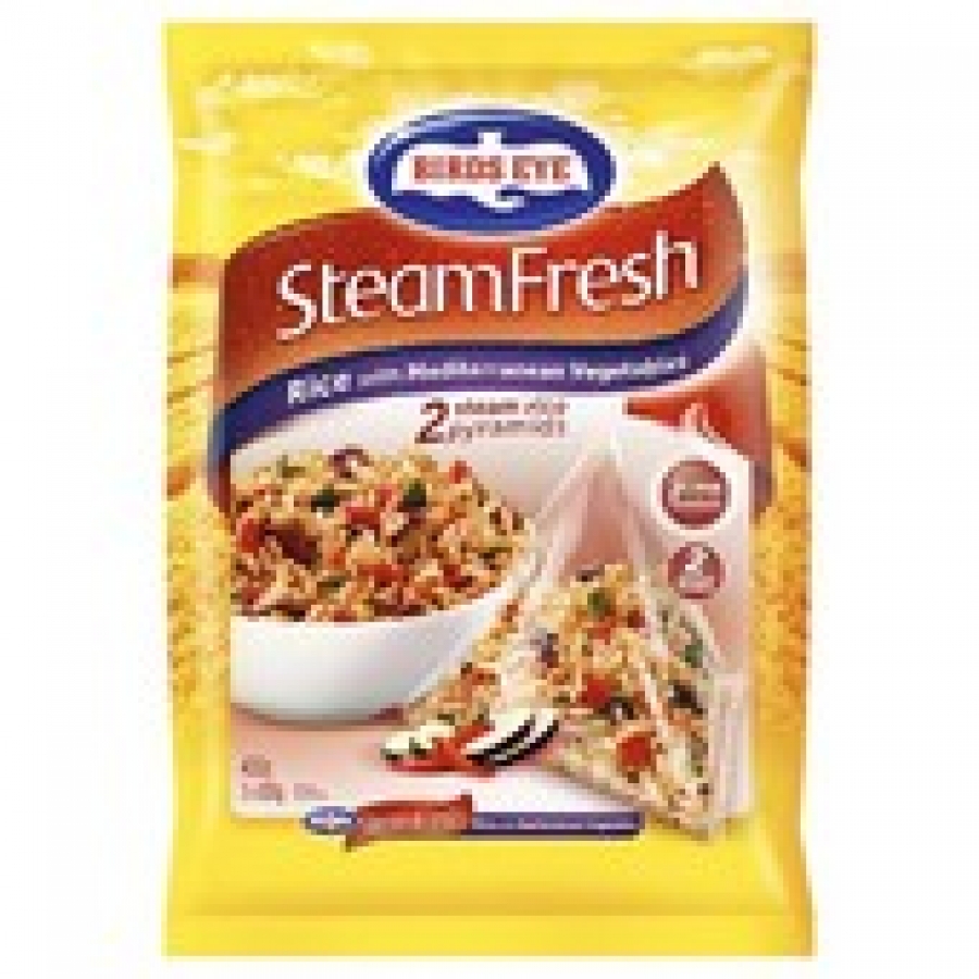 Birds Eye SteamFresh Frozen Rice with Mediterranean Vegetables 400g