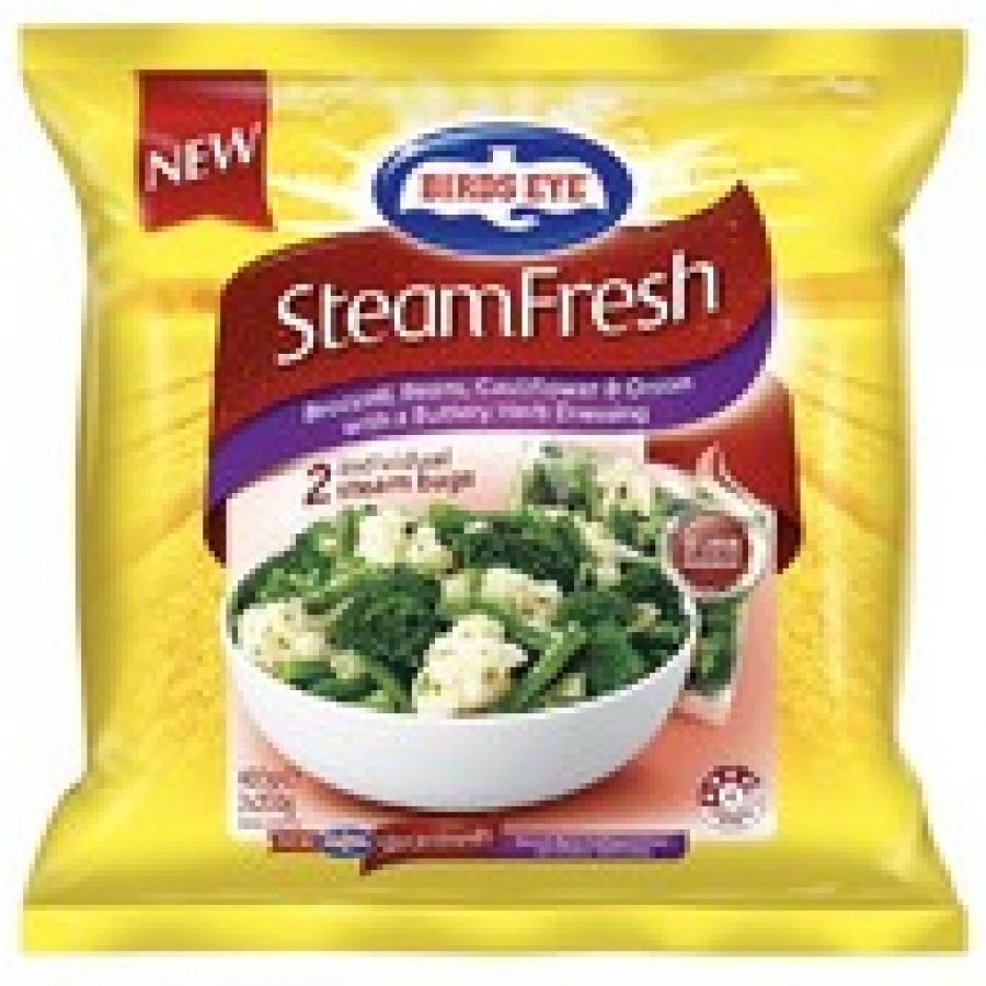 Birds Eye Steamfresh Broccoli Beans Cauliflower Onions 400g
