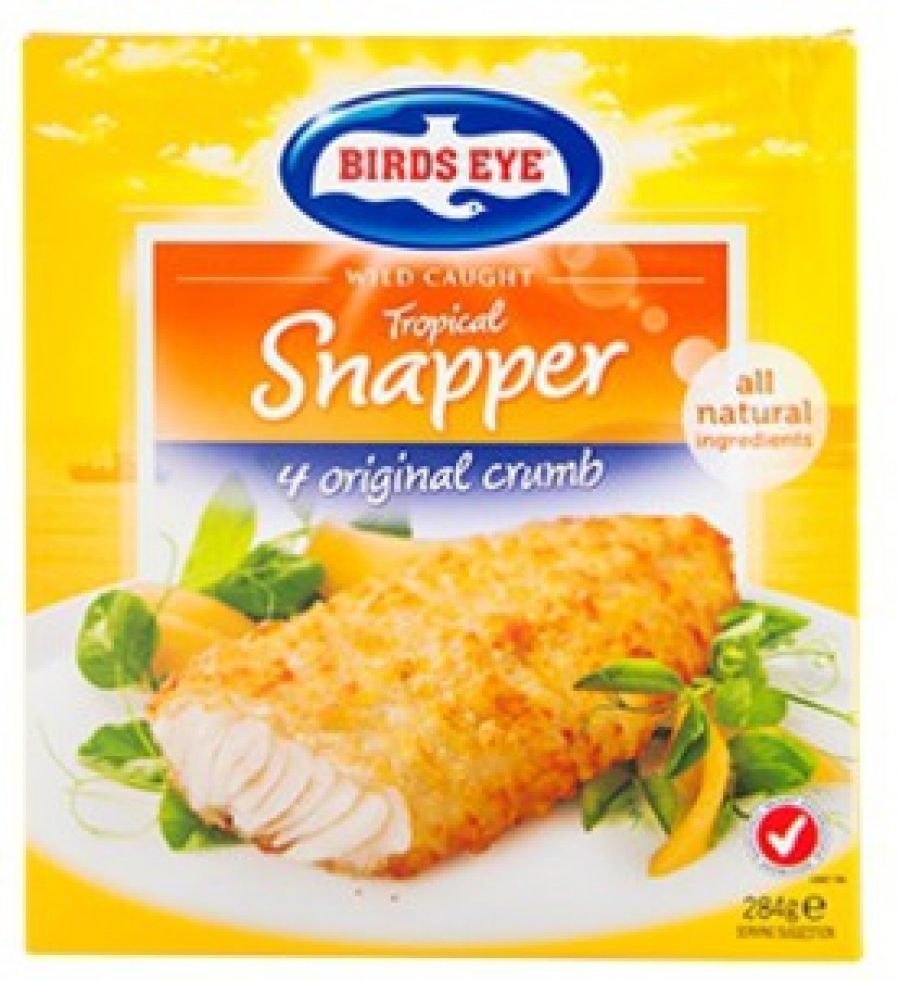 Birds Eye Tropical Snapper Crumbed Fillets 284g