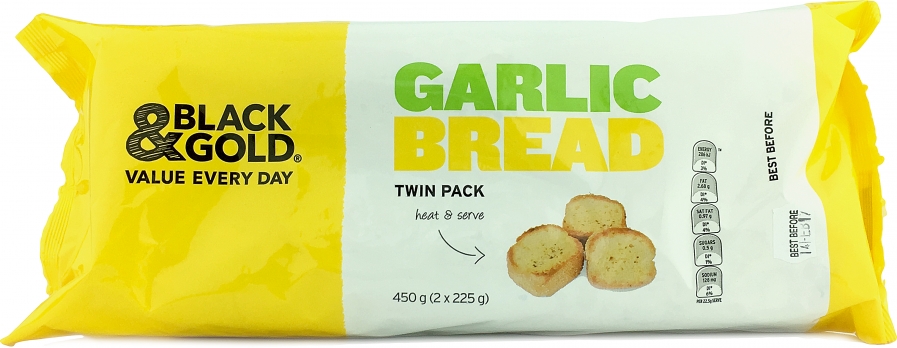 Black & Gold Garlic Bread 2 x 225g