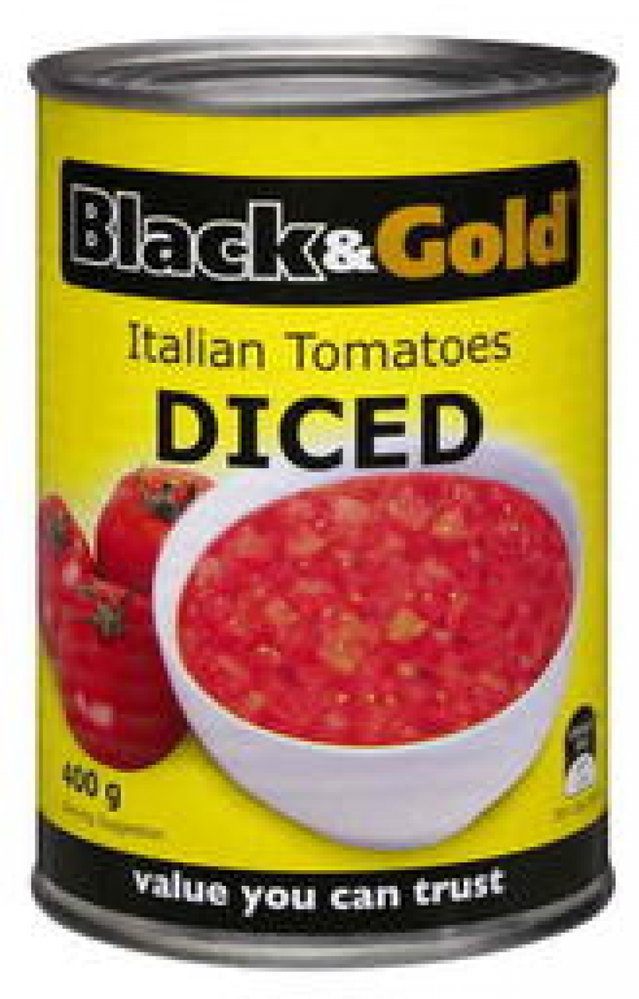 Black & Gold Tomatoes Chopped 400g