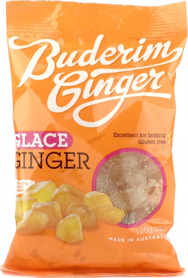 Buderim Glace Ginger 125g