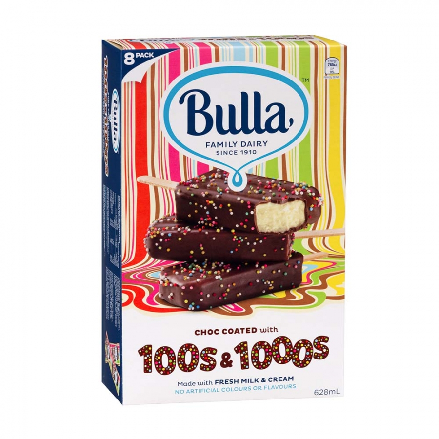 Bulla 100s And 1000s 8 pack