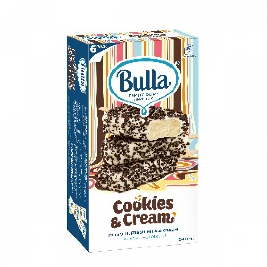 Bulla Multi Pack Cookies & Cream 6 pack