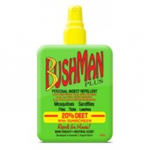 Bushman Plus 20% Deet With Sunscreen Pump 100mL