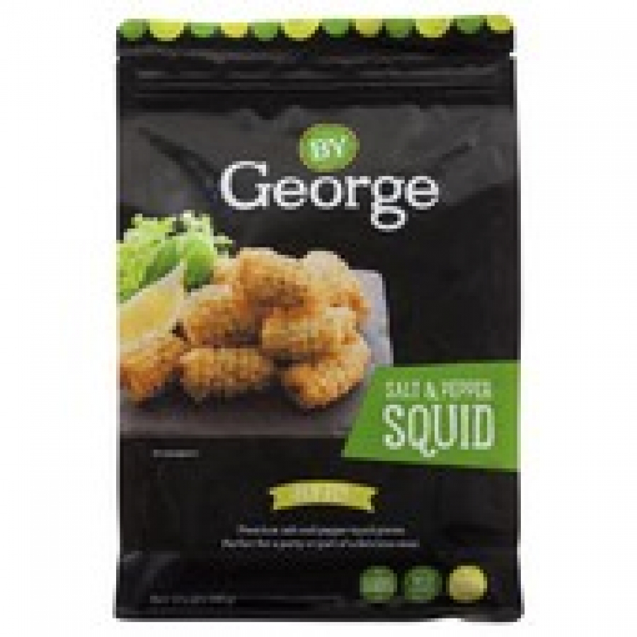 By George Salt & Pepper Frozen Squid 500g